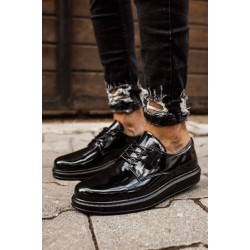 MN003 - RST Pelle Verniciata Classica Erkek Ayakkabı SIYAH