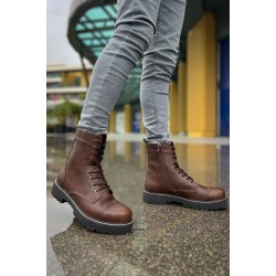 MN009 - CST Military Erkek Bot KAHVE