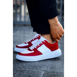 MN087 - CBT Kenton Erkek Ayakkabı KIRMIZI / BEYAZ