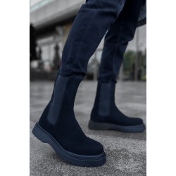 MN223 - SRT Alaska Süet Erkek Bot SIYAH