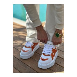 MN2407 - CBT Star-X Erkek Spor Ayakkabı Beyaz/Turuncu