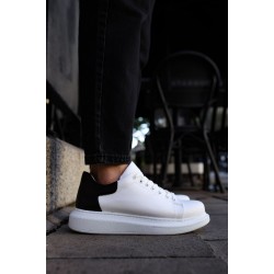 MN256 - CBT Estrella Erkek Ayakkabı BEYAZ/SIYAH