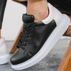 MN256 - CBT Estrella Erkek Ayakkabı SIYAH/BEYAZ