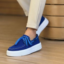 MN2602 - Triko Erkek Ayakkabı MAVI