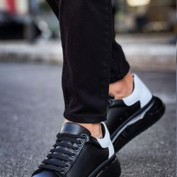 MN295 - CST Sollıevo Erkek Ayakkabı SIYAH/BEYAZ