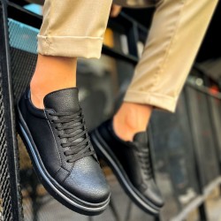 MN979 - Santoni CRT Spor Erkek Ayakkabı SIYAH