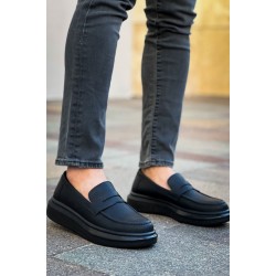 Robert - RS615 Siyah  Erkek Loafer Ayakkabı SIYAH ST
