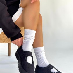 Carren Siyah Süet Bot