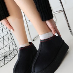 Foyk Siyah Süet Bot