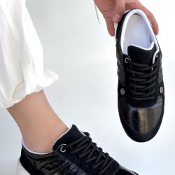 Jawen Siyah Nubuk Spor Ayakkabı