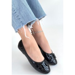 Lawy Siyah Rugan Babet Ayakkabı