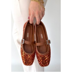 Moden Taba Süet Babae Ayakkabı