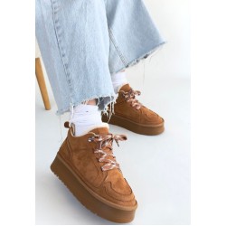 Muden Taba Süet Bağcıklı Bot