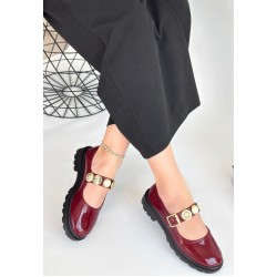 Okira Bordo Rugan Oxford Ayakkabı