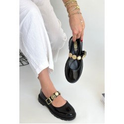 Okira Siyah Rugan Oxford Ayakkabı