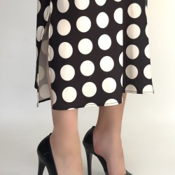 Pley Siyah Rugan Stiletto Ayakkabı