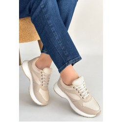 Slar Vizon Cilt Bağcıklı Spor Ayakkabı