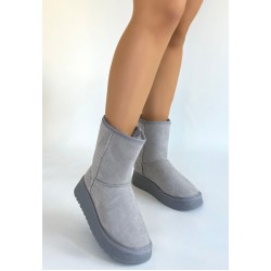 Sophia Gri Süet Bot