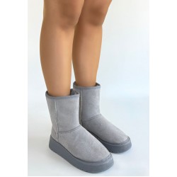 Sophia Gri Süet Bot