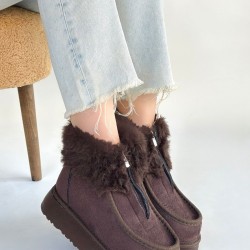 Zinya Kahverengi Süet Bot