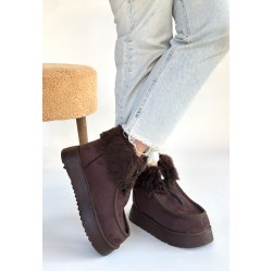 Zinya Kahverengi Süet Bot