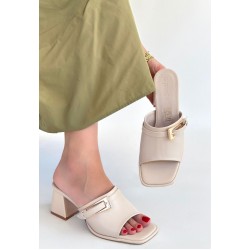 Ziva Bej Cilt Topuklu Terlik