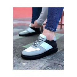 WG011 Beyaz Kömür Erkek Casual Ayakkabı