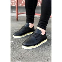 WG013 Siyah Erkek Ayakkabı