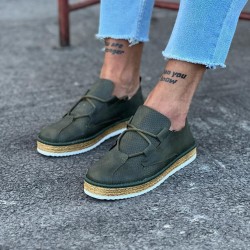 WG015 Haki Erkek Casual Ayakkabı