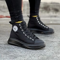 WG017 Kömür Erkek Yarım Bilek Casual Ayakkabı