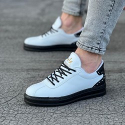 WG021 Beyaz Kömür Erkek Casual Ayakkabı