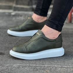 WG023 Haki Günlük Casual Erkek Ayakkabı