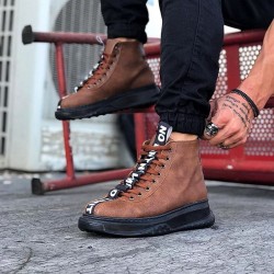 WG03 Taba Kömür Erkek Yarım Bilek Bot