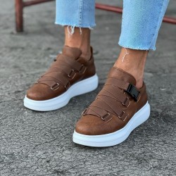 WG033  Taba Erkek Yüksek Taban  Ayakkabı