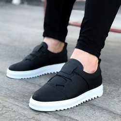 WG036 Siyah Erkek Casual Ayakkabı