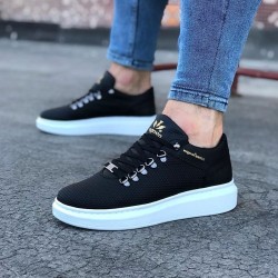 WG047 Siyah Erkek Casual Ayakkabı