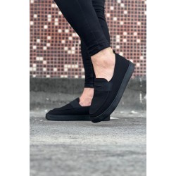 WG061 Kömür Triko Babet Erkek Casual Ayakkabı