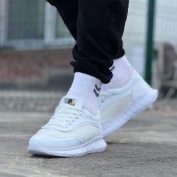 WG062 Beyaz Triko Erkek Spor Ayakkabı