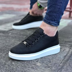 WG08 Siyah Erkek Casual Ayakkabı