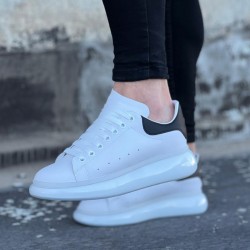 WG095 Beyaz Siyah Erkek Casual Ayakkabı