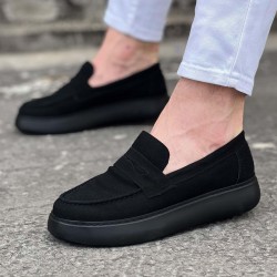 WG161 Kömür Süet Erkek Casual Ayakkabı