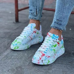 WG501 Yeşil Boyalı Erkek Casual Ayakkabı