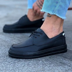 WG506 Kömür Erkek Saraclı Casual Ayakkabı