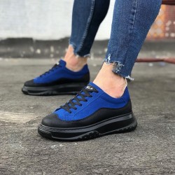 WG507 Kömür Mavi Erkek Ayakkabı