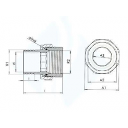 Mey İthalat® 3/4 Düz Radyatör Rakoru