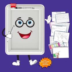 Mey İthalat 32 Farklı Etkinlikli Kalem ve Silgi Hediyeli Eğitici Sihirli Etkinlik Tahtası