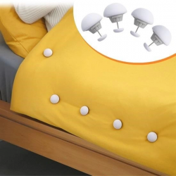 Mey İthalat® 4 Adet Mantar Model Yorgan Kılıfı Ve Çarşaf Tutucu Sabitleyici