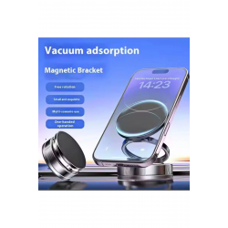 Mey İthalat® ? Ultra Güçlü Vakumlu Manyetik Telefon Tutucu – 360° Döner, Tek Elle Kullanım!