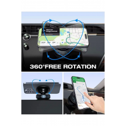 Mey İthalat® ? 360° Döner Vakumlu Manyetik Telefon Tutucu – Ultra Güçlü Tutuş, Şık Tasarım