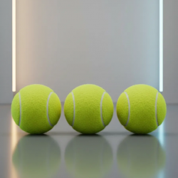 Mey İthalat® 3’lü Tenis Topu Seti Dayanıklı Yüksek Zıplama Performans Topları